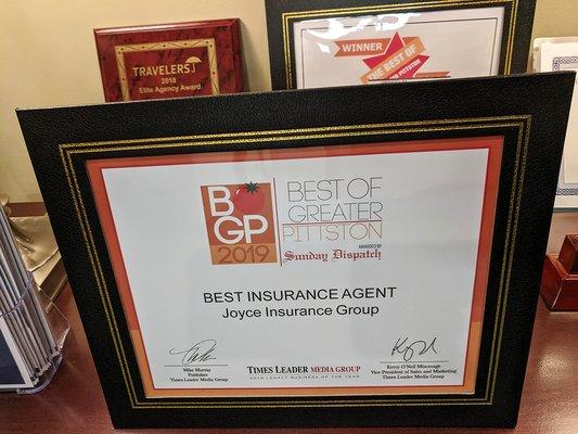 Best of Greater Pittston 2019 - Insurance Agent