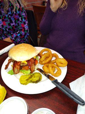 Bacon cheese burger