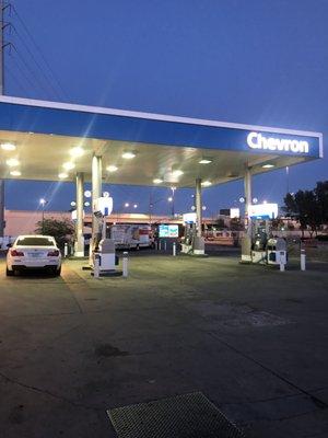 Located in the Chevron station.