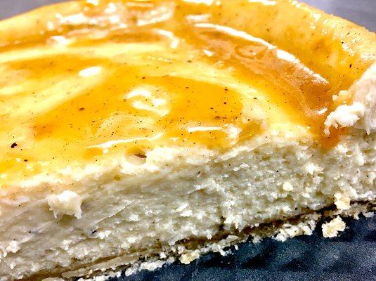 Glazed Vanilla Bean Cheesecake