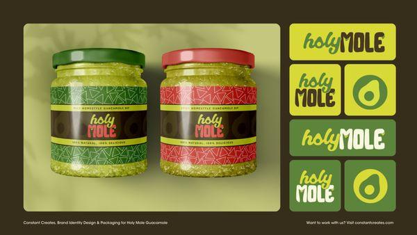 Packaging & Logo Suite Design for Holy Mole Guacamole