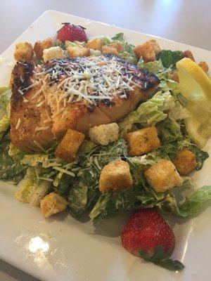 Caesar salad & Salmon