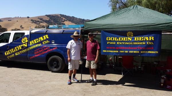 Working with dad at the Renaissance Fair 2013