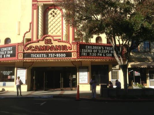 Ticket office is on the left