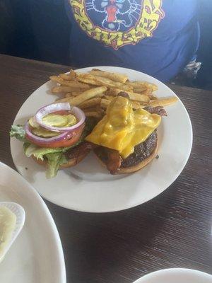 Bison burger