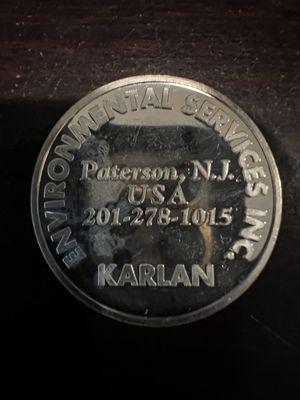 An old coin I bought on eBay, because I was born Paterson, New Jersey