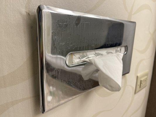 Dirty Metal Holder for Kleenex