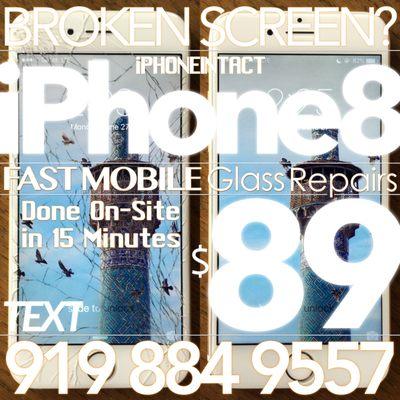 Convenient LOCAL phone repair you can trust - iPhoneIntact- Raleigh's fastest, highest-rated mobile iPhone & iPad screen replacement service