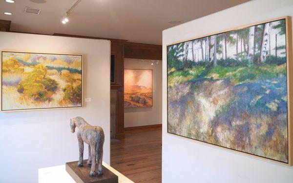 Ann Korologos Gallery featuring works by Andy Taylor, and Amy Laugesen