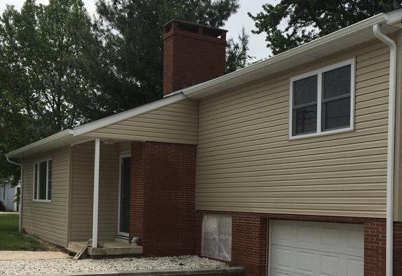 New Siding, soffit, fascia and gutter