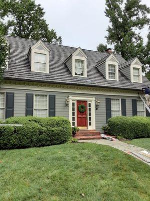 Exterior house painted in McLean.