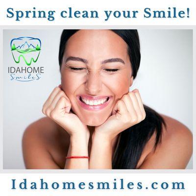 Spring Clean your smile. Book your brighter smile today.