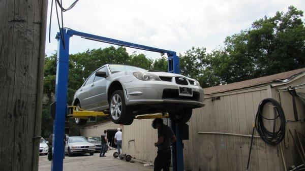 We have a full service mechanic shop. From tune-ups to engine swaps, we do it all! WWW.TEXASCENTRALMOTORS.COM 512-413-8135