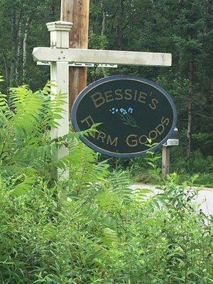 A lovely welcome to a delightful farm store.