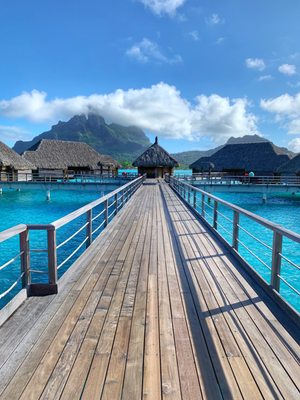 Our hotel at Bora Bora