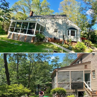 Before and After for Residential Painting.