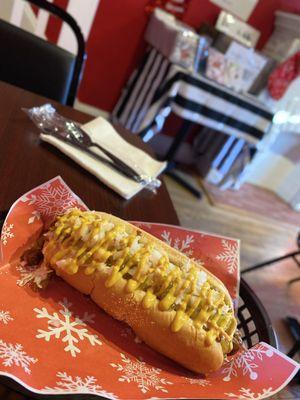 Hotdog Thursday (a new thing I just made up): Everything Hotdog includes chili and coleslaw!