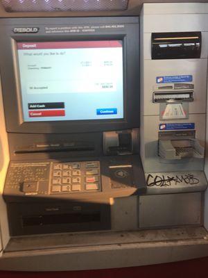 ATM screen