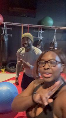 Jason from GEEfit taught an amazing boxing class