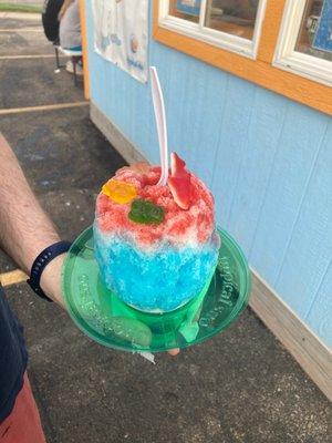 Shark attack shaved ice!