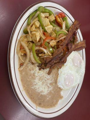 Fajitas a desayuno