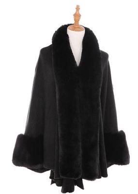 Faux Fur Cape