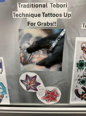 We offer tebori tattooing technique