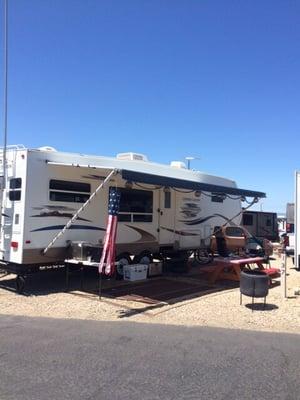 Nothing like camping in our RV!