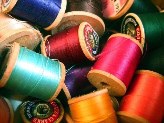 Thread We offer an abundance of thread for any project! Shop our inventory of embroidery and cotton thread, polyester all pur...