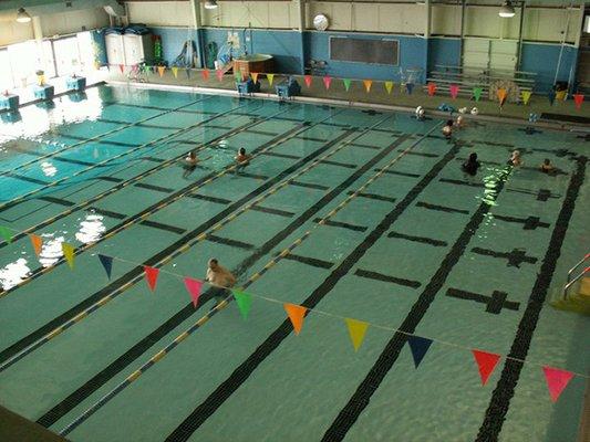 We have access to aquatic therapy with this large pool