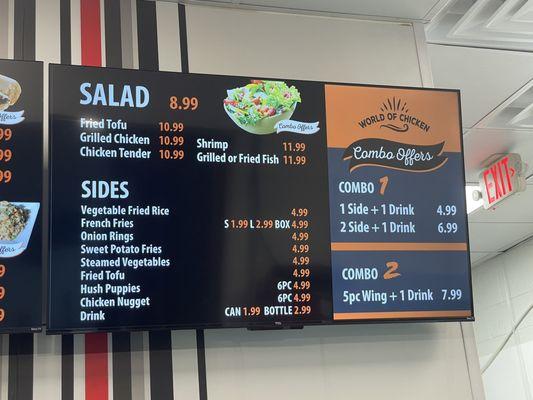 Salad & Sides Menu