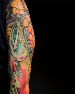 Tattoo by Mark Thompson at Davis street tattoo