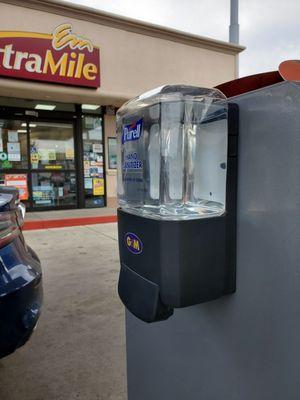 Purell at the Pump