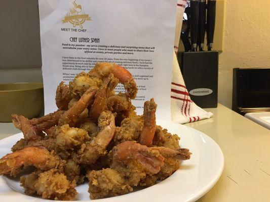 Fried shrimp platter 2015