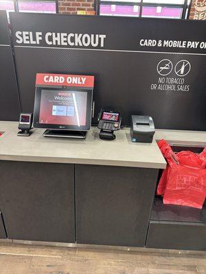 While I'm not a fan, they do feature self check out