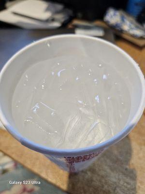 Not one bubble to show it's soda.  This is water