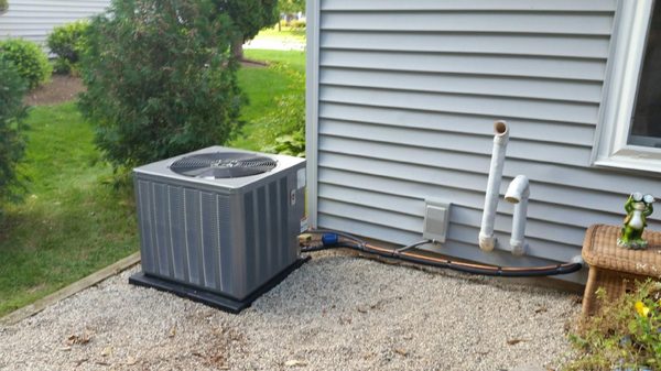 Outdoor Central Air Unit Installation