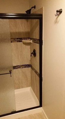 Tile showers