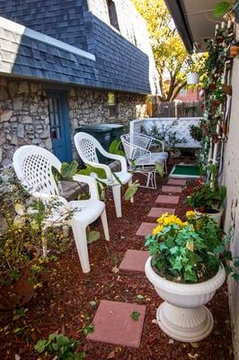 A Resident's side yard (photo by written permission to publish)