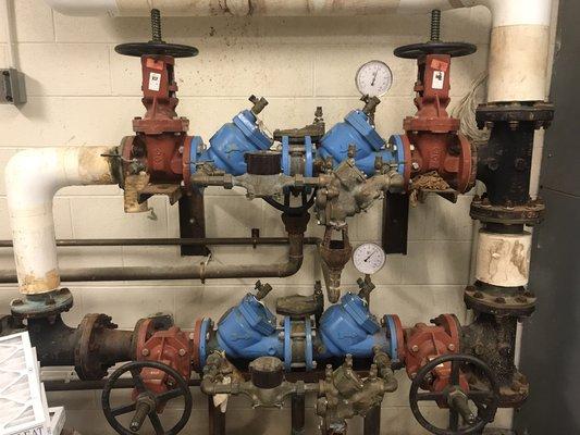 Certified backflow testing and repair