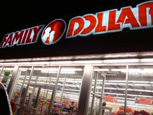 Family Dollar Signage Upclose October 4th 2013, storefront of 4775 N Yampa Street, Denver, CO 80249.