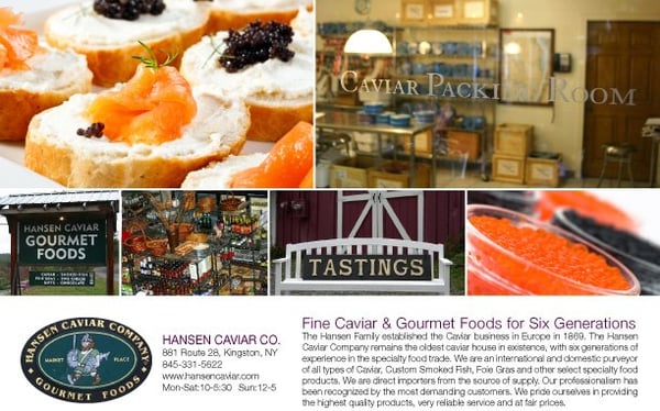 Hansen Caviar Company Gourmet Foods