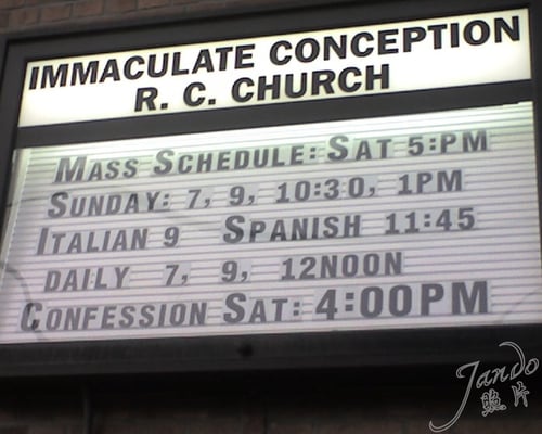 Mass Times - Daytime (phone pic)