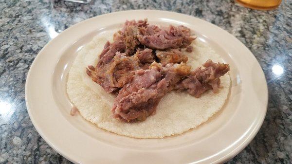 Carnitas taco