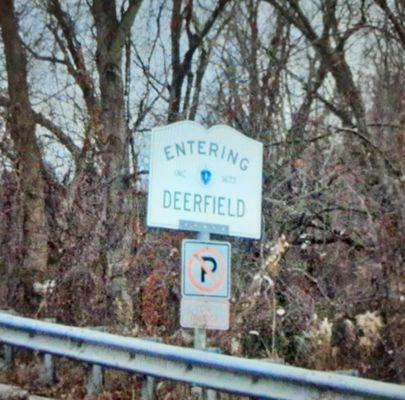 Entering Deerfield from Greenfield.