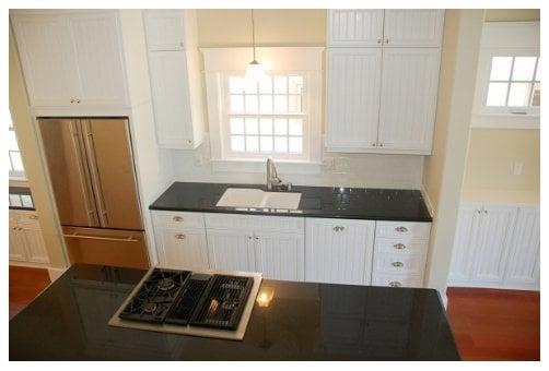 Kitchen cabinet doors and bead paneling.