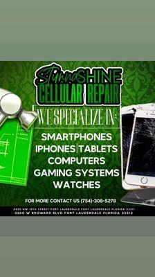 Phone Repairs Tablets Computers, Game Systems,
Watches