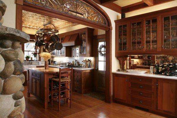 Custom Kitchen Cabinets and Radius Mill Work by Neff Mill & Cabinet Inc.