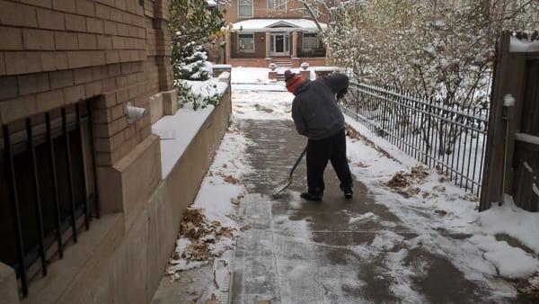 we do service snow removal residential