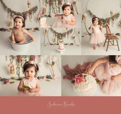 One year cake smash session